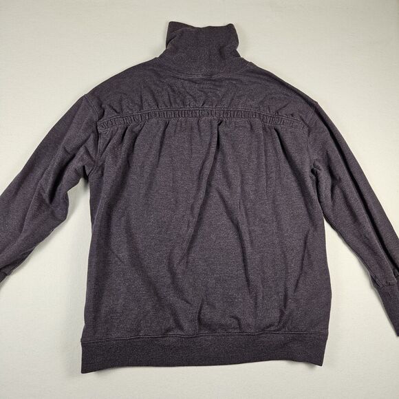 ATHLETA Balance Cinch Turtleneck Sweatshirt Crocus Violet Tunic Athleisure L - Picture 13 of 13